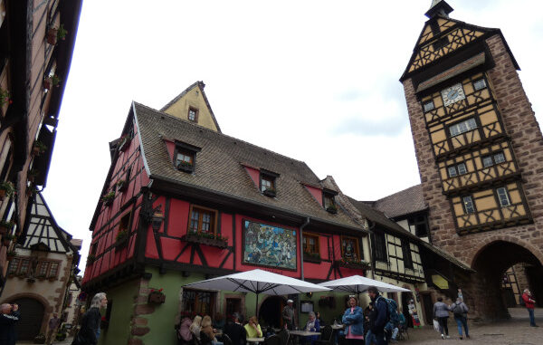 Vakantiedag in Riquewihr, fotogenique en pittoresque